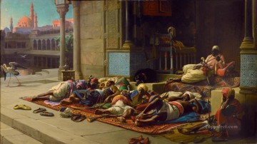 La porte du serail souvenir Jean Jules Antoine Lecomte du Nouy Realismo orientalista árabe Pinturas al óleo